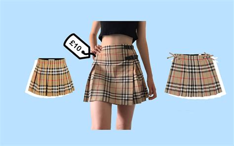 burberry plaid skirt dupe|burberry skirt plaid women.